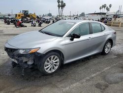 Salvage cars for sale from Copart Van Nuys, CA: 2022 Toyota Camry LE