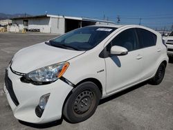 Salvage cars for sale from Copart Sun Valley, CA: 2015 Toyota Prius C