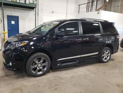Salvage cars for sale at Blaine, MN auction: 2016 Toyota Sienna SE