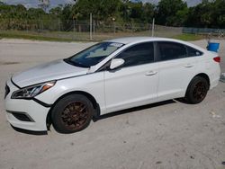 Vehiculos salvage en venta de Copart Fort Pierce, FL: 2016 Hyundai Sonata SE