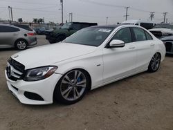 Mercedes-Benz c 350e salvage cars for sale: 2017 Mercedes-Benz C 350E