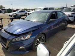 Nissan salvage cars for sale: 2019 Nissan Altima SR