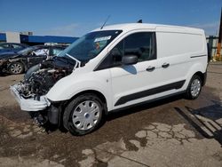 Salvage trucks for sale at Woodhaven, MI auction: 2021 Ford Transit Connect XL