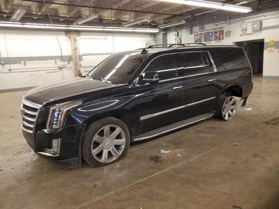 Cadillac salvage cars for sale: 2019 Cadillac Escalade ESV Premium Luxury