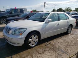 Salvage cars for sale at Chicago Heights, IL auction: 2005 Lexus LS 430