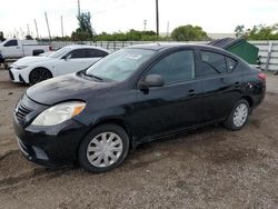 Salvage cars for sale from Copart Miami, FL: 2013 Nissan Versa S