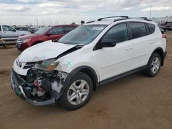 Salvage cars for sale at Brighton, CO auction: 2014 Toyota Rav4 LE