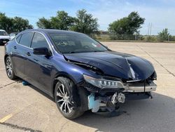 Salvage cars for sale at Oklahoma City, OK auction: 2017 Acura TLX