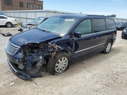 Salvage cars for sale at Kansas City, KS auction: 2012 Chrysler Town & Country Touring