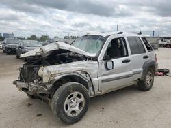 Salvage cars for sale from Copart Des Moines, IA: 2002 Jeep Liberty Sport