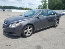 Chevrolet salvage cars for sale: 2011 Chevrolet Malibu 1LT