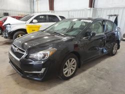 Salvage cars for sale at Milwaukee, WI auction: 2015 Subaru Impreza Premium