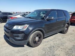 Salvage cars for sale at Sacramento, CA auction: 2016 Ford Explorer Police Interceptor