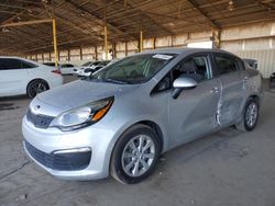 Salvage Cars with No Bids Yet For Sale at auction: 2016 KIA Rio LX