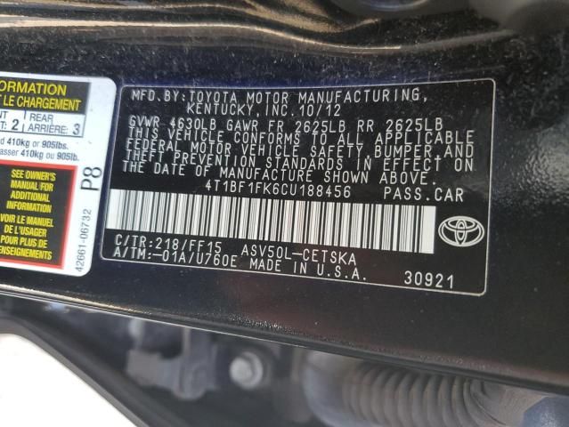 2012 Toyota Camry Base