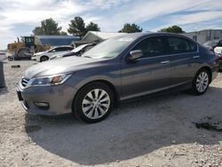 Salvage cars for sale at Prairie Grove, AR auction: 2014 Honda Accord EXL