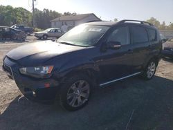 Salvage cars for sale at York Haven, PA auction: 2010 Mitsubishi Outlander SE