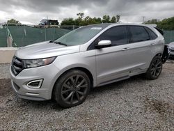 Salvage cars for sale at Riverview, FL auction: 2018 Ford Edge Sport