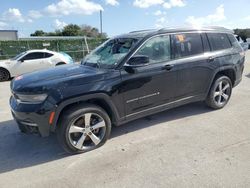 Salvage cars for sale at Orlando, FL auction: 2021 Jeep Grand Cherokee L Limited