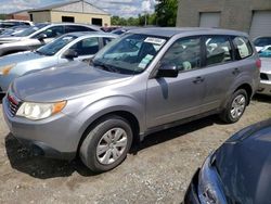 Salvage cars for sale at North Billerica, MA auction: 2010 Subaru Forester 2.5X