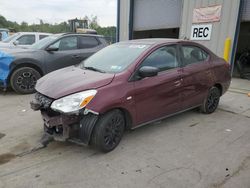 Salvage cars for sale at Duryea, PA auction: 2020 Mitsubishi Mirage G4 SE