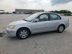 Salvage cars for sale at Wilmer, TX auction: 2001 Honda Civic EX