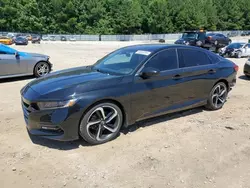 Salvage cars for sale at Gainesville, GA auction: 2018 Honda Accord Sport