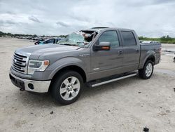 Salvage cars for sale at West Palm Beach, FL auction: 2013 Ford F150 Supercrew