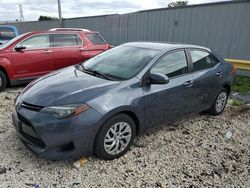 Salvage cars for sale at Franklin, WI auction: 2018 Toyota Corolla L