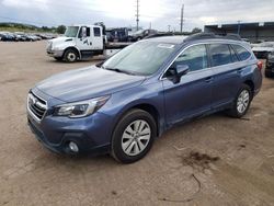 Salvage cars for sale from Copart Colorado Springs, CO: 2018 Subaru Outback 2.5I Premium