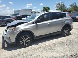 Salvage cars for sale from Copart Opa Locka, FL: 2018 Toyota Rav4 LE