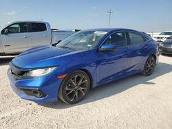 Honda salvage cars for sale: 2019 Honda Civic Sport