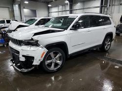 Jeep salvage cars for sale: 2021 Jeep Grand Cherokee L Limited