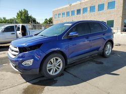 Salvage cars for sale at Littleton, CO auction: 2015 Ford Edge SEL