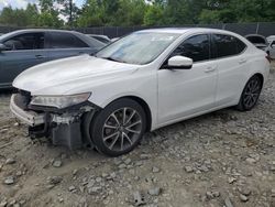 Salvage cars for sale at Waldorf, MD auction: 2015 Acura TLX Tech