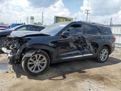 Salvage cars for sale at Dyer, IN auction: 2020 Ford Explorer Limited