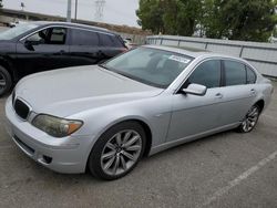 Salvage cars for sale from Copart Rancho Cucamonga, CA: 2008 BMW 750 LI