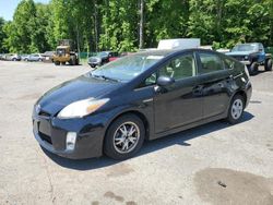 Salvage cars for sale from Copart East Granby, CT: 2011 Toyota Prius