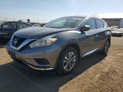 Salvage cars for sale from Copart Brighton, CO: 2016 Nissan Murano S