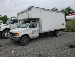 Salvage trucks for sale at West Mifflin, PA auction: 2005 Ford Econoline E350 Super Duty Cutaway Van