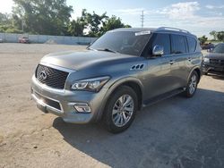 Salvage cars for sale at Bridgeton, MO auction: 2015 Infiniti QX80