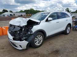 Salvage cars for sale at Hillsborough, NJ auction: 2019 KIA Sorento LX