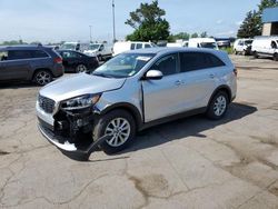 Salvage cars for sale from Copart Woodhaven, MI: 2019 KIA Sorento LX