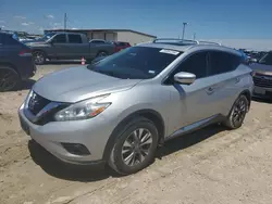 Salvage cars for sale at Temple, TX auction: 2017 Nissan Murano S