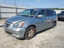 Salvage cars for sale at Lumberton, NC auction: 2007 Honda Odyssey EXL