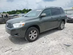 Salvage cars for sale at Lawrenceburg, KY auction: 2010 Toyota Highlander SE