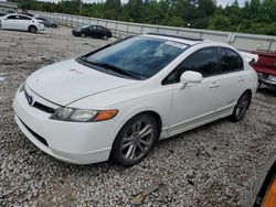 Salvage cars for sale at Memphis, TN auction: 2007 Honda Civic SI