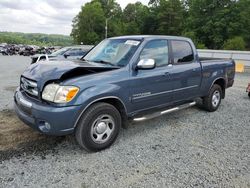 Salvage cars for sale from Copart Concord, NC: 2005 Toyota Tundra Double Cab SR5