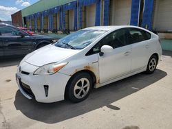 Salvage cars for sale at Columbus, OH auction: 2013 Toyota Prius