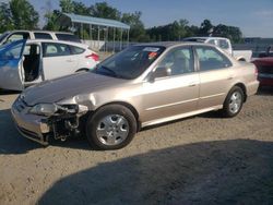 Honda Accord ex salvage cars for sale: 2002 Honda Accord EX